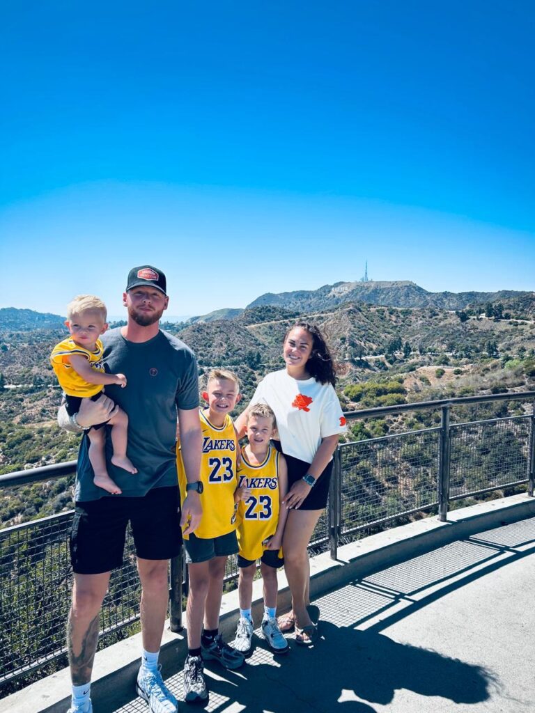 Griffith Observatory Los Angeles Hollywood. Droomreis met gezin. Droomreis door Amerika.
